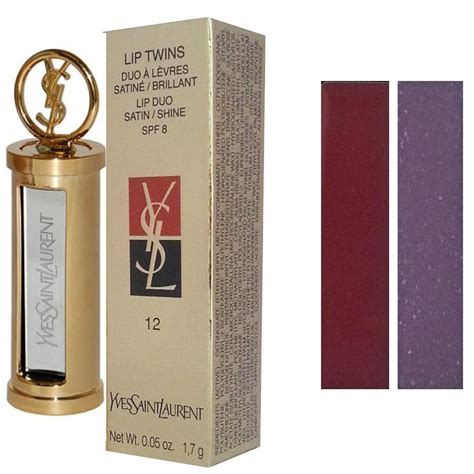 ysl lip twins duo|YSL Lip Twins Lip Duo Satin/ Shine Lipstick (SPF8) .